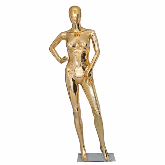 Efeel a personnalisé la tête d'oeuf d'affichage de fenêtre de magasin de mode aucun Mannequin Flexible de perruque